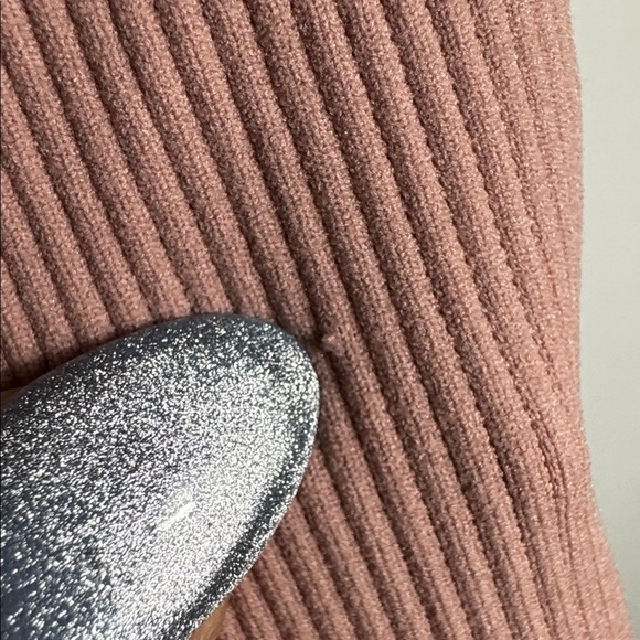 Alaia Paris Nylon Contour Mini Dress Pink Size 38 - Picture 5 of 12